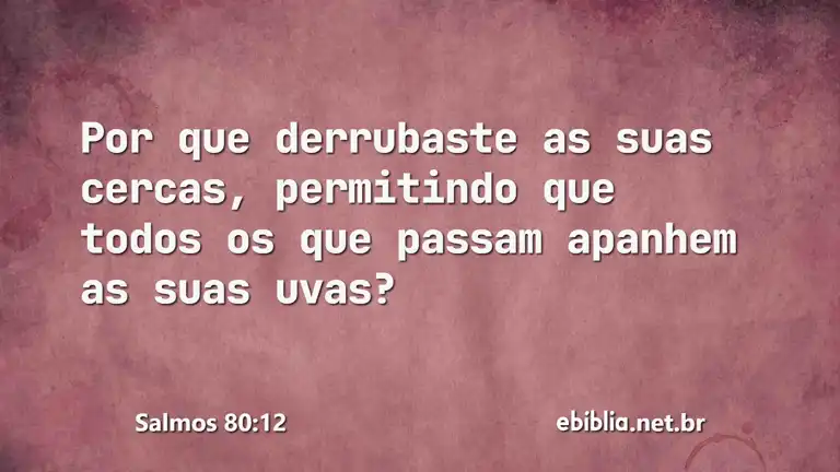 Salmos 80:12