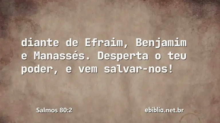 Salmos 80:2