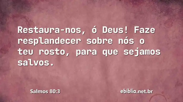 Salmos 80:3