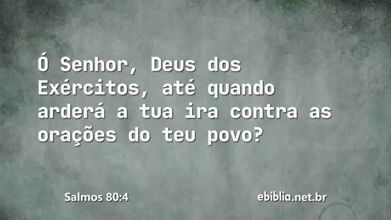 Salmos 80:4