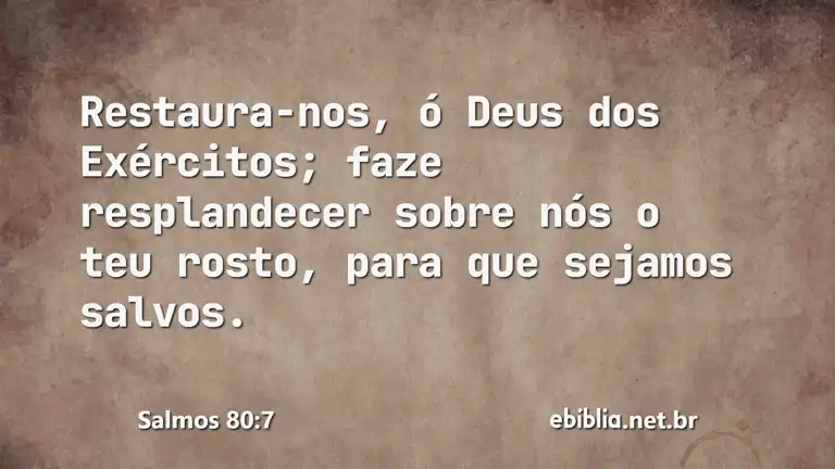 Salmos 80:7