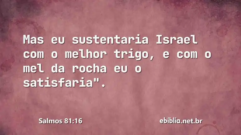 Salmos 81:16