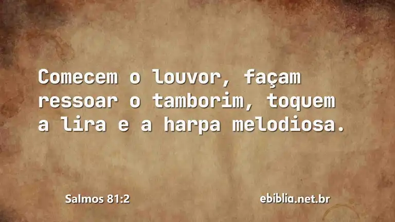 Salmos 81:2