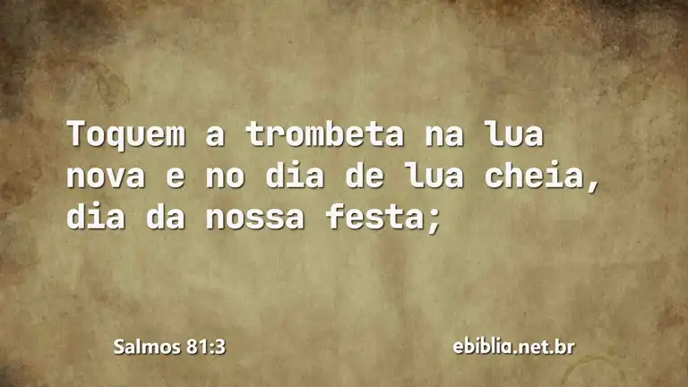 Salmos 81:3