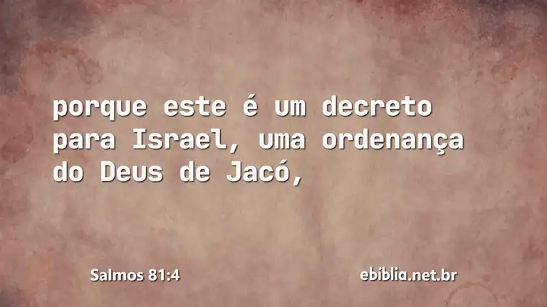 Salmos 81:4