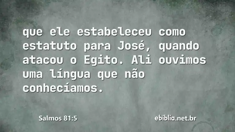 Salmos 81:5