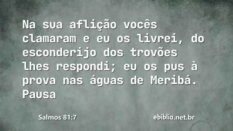 Salmos 81:7