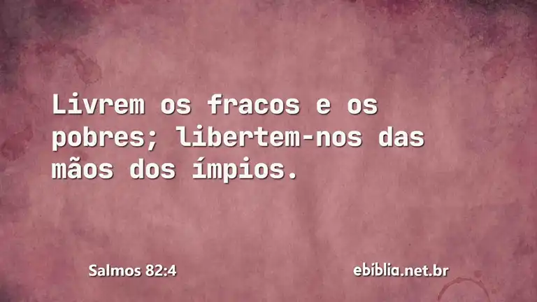 Salmos 82:4