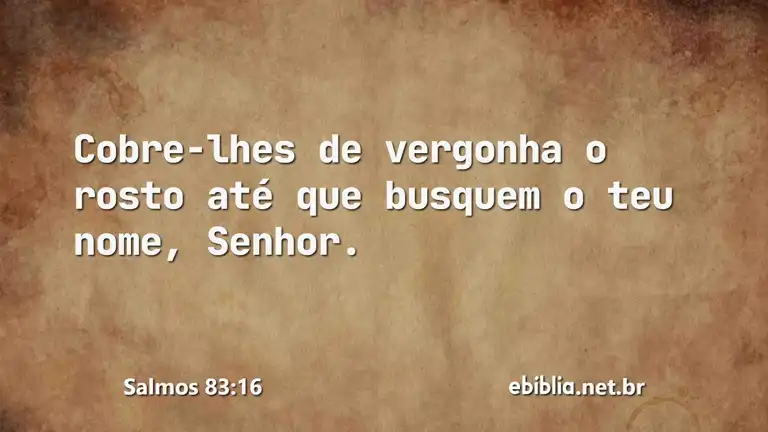 Salmos 83:16