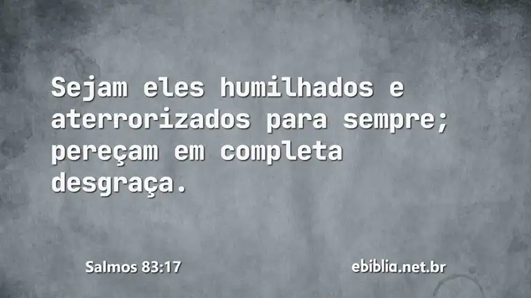 Salmos 83:17