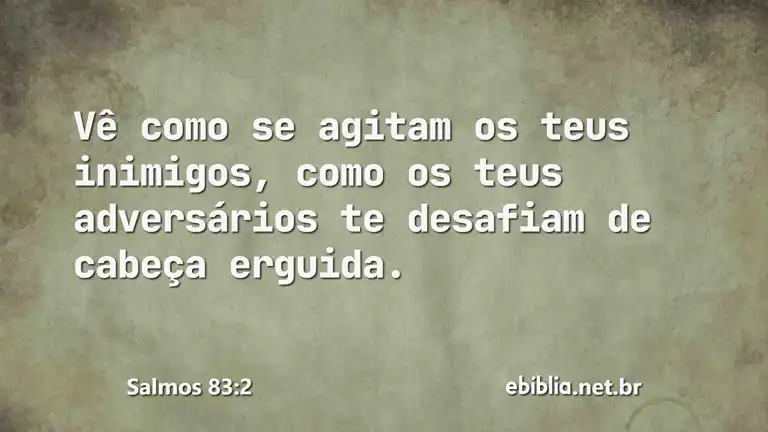 Salmos 83:2