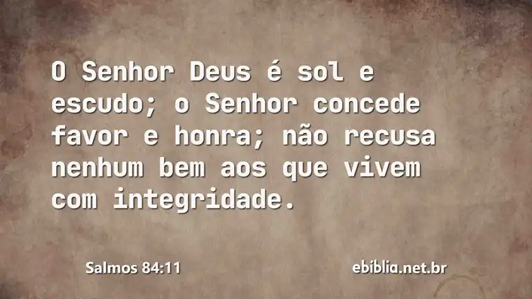 Salmos 84:11