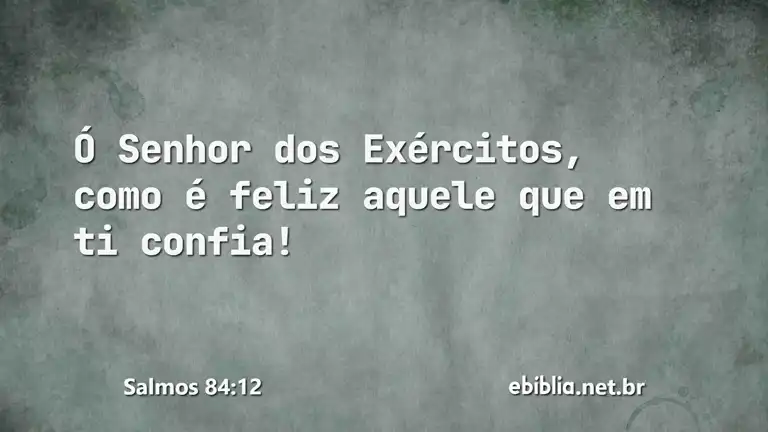 Salmos 84:12