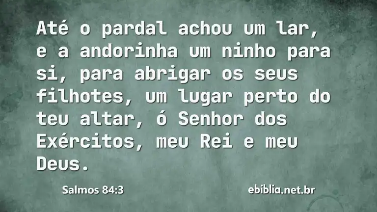 Salmos 84:3