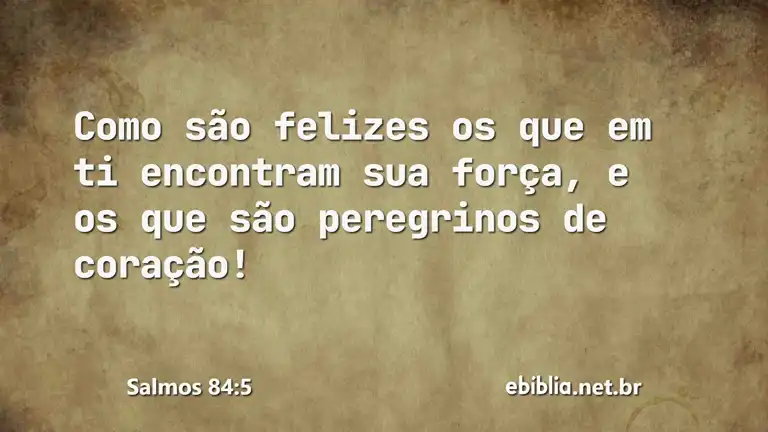 Salmos 84:5