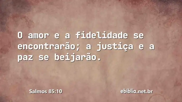 Salmos 85:10