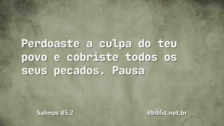 Salmos 85:2