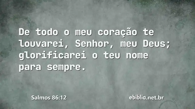 Salmos 86:12