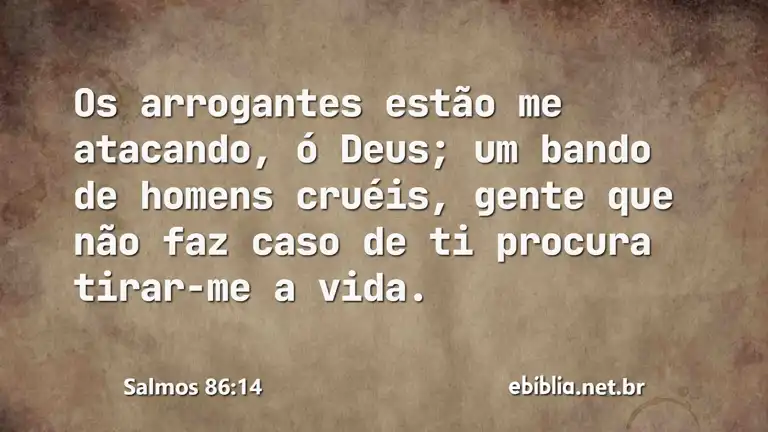 Salmos 86:14