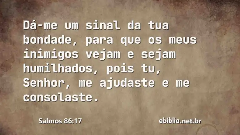 Salmos 86:17