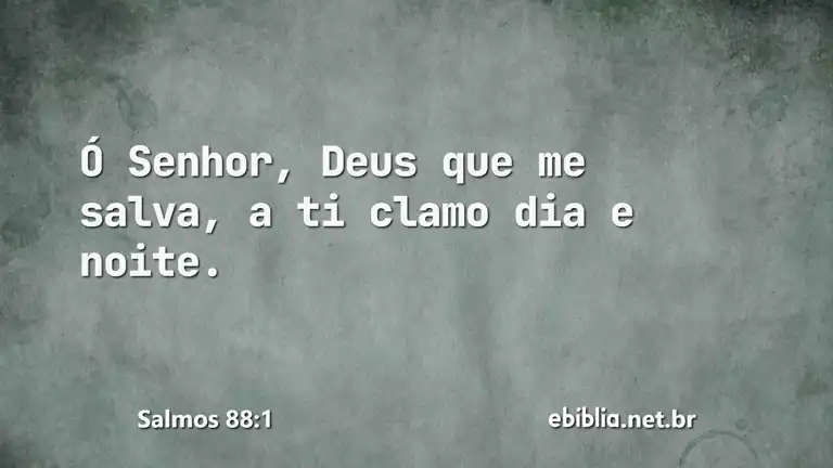 Salmos 88:1