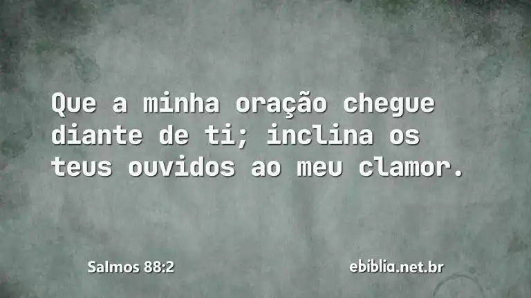 Salmos 88:2