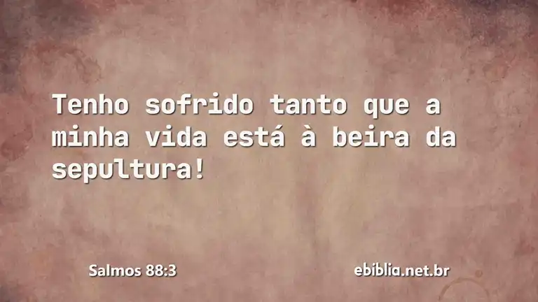 Salmos 88:3