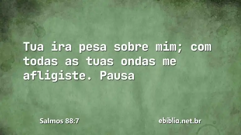 Salmos 88:7