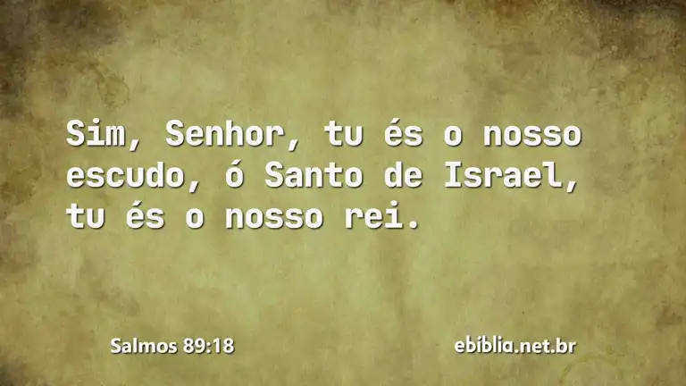 Salmos 89:18