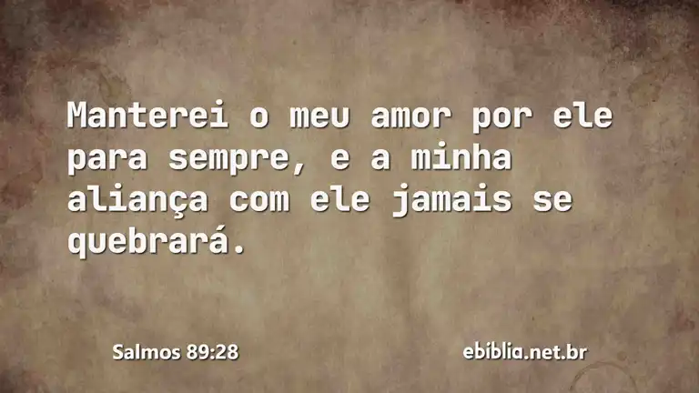 Salmos 89:28