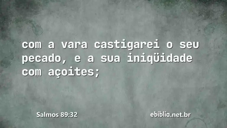 Salmos 89:32