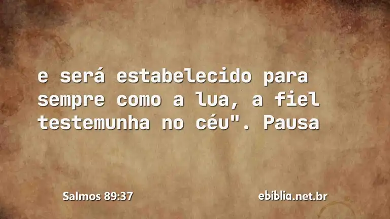 Salmos 89:37