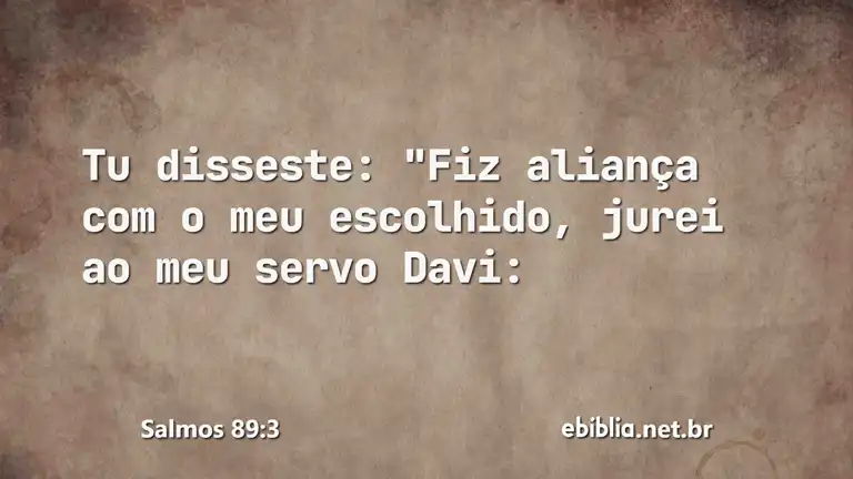 Salmos 89:3