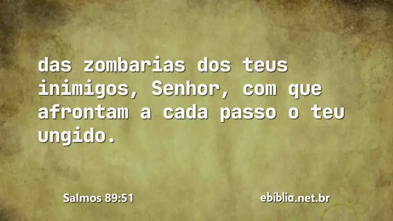 Salmos 89:51