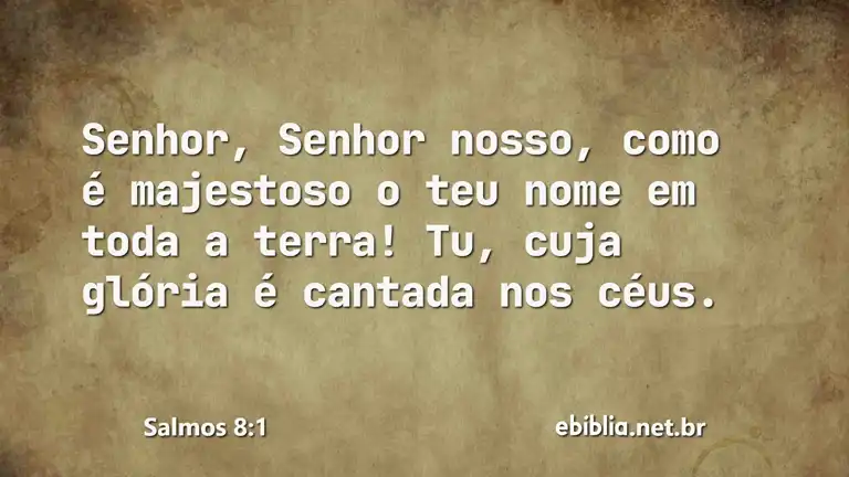 Salmos 8:1