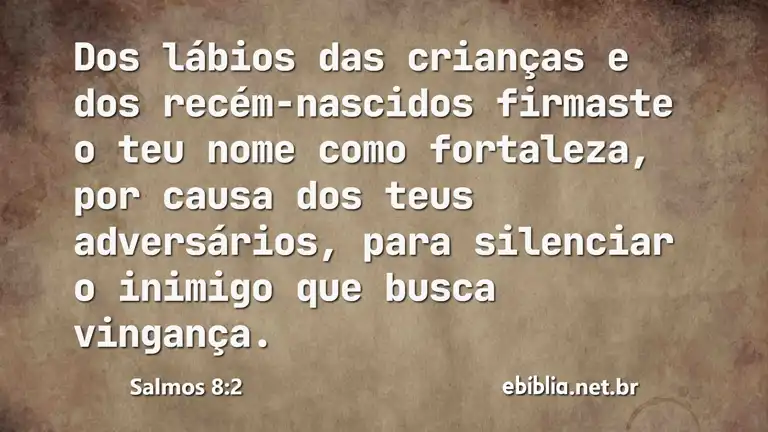 Salmos 8:2