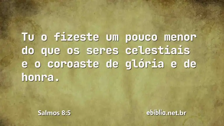 Salmos 8:5