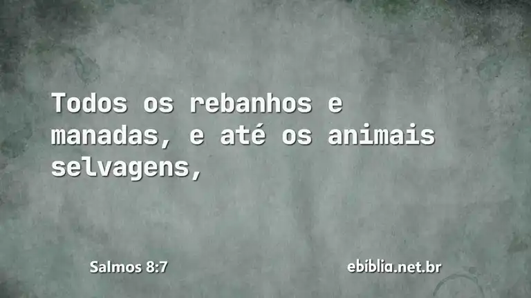 Salmos 8:7