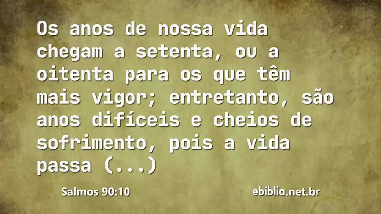 Salmos 90:10