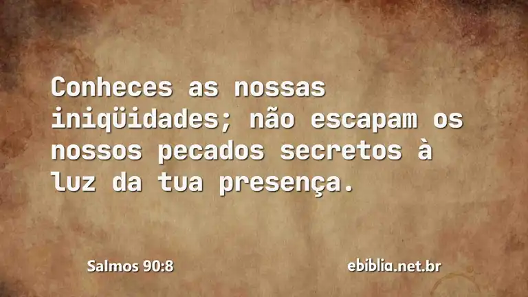 Salmos 90:8