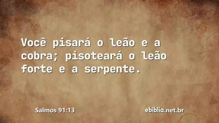 Salmos 91:13