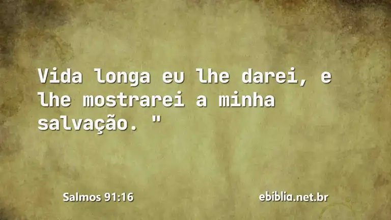 Salmos 91:16