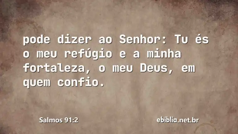 Salmos 91:2