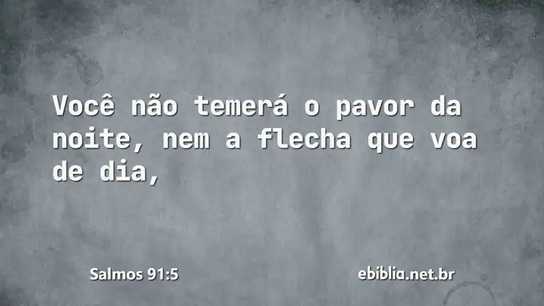 Salmos 91:5