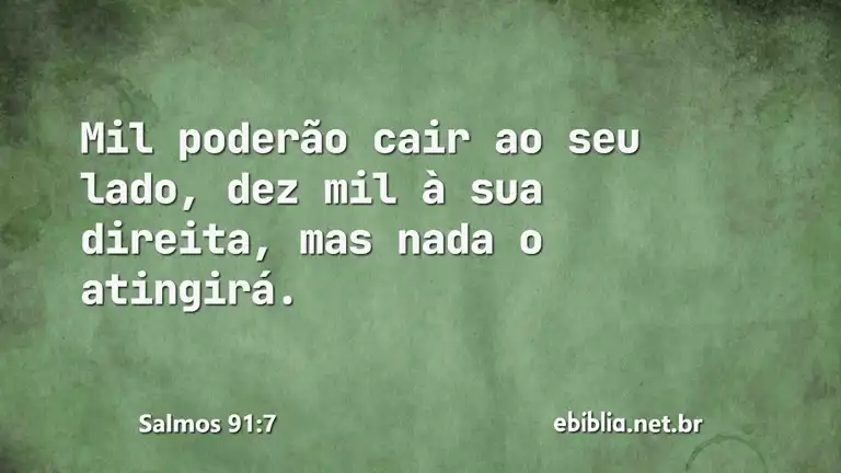 Salmos 91:7