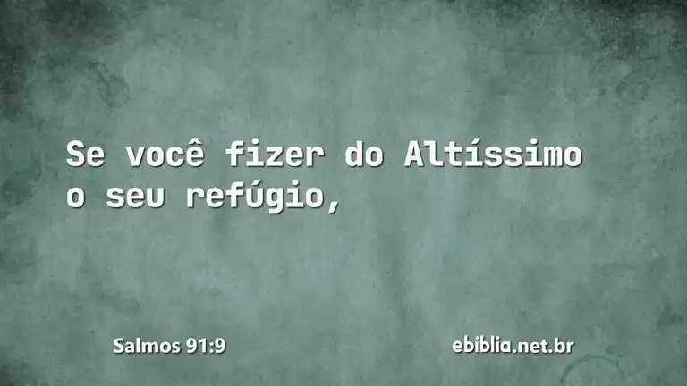 Salmos 91:9