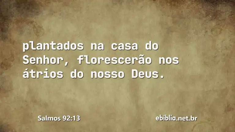 Salmos 92:13