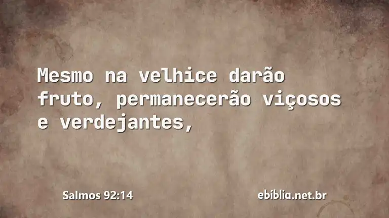 Salmos 92:14