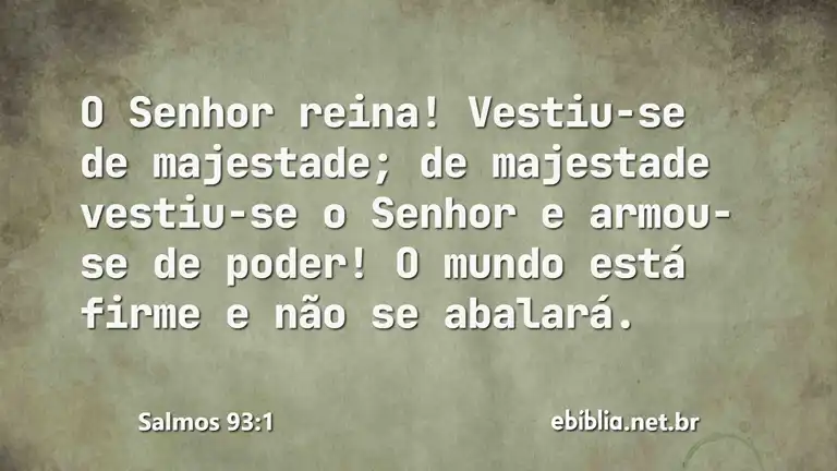 Salmos 93:1