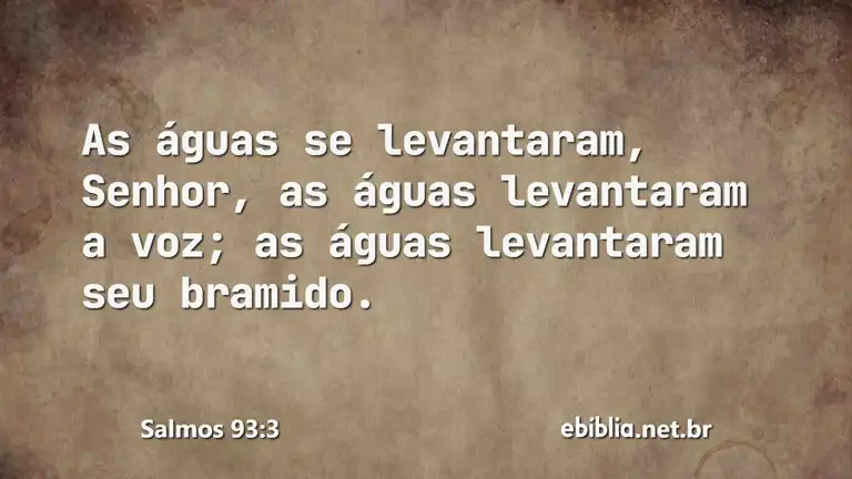 Salmos 93:3